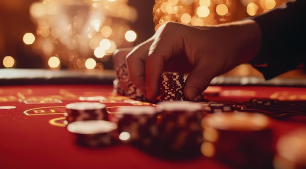 Domino QQ table gameplay on stars77 slots mobile